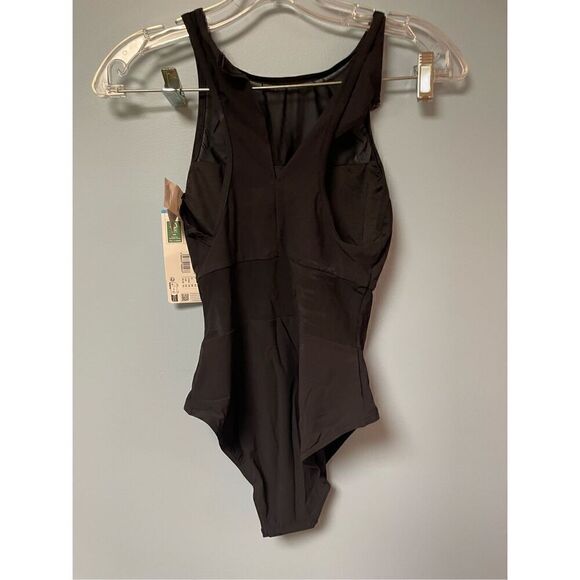 Brand New Arena Women’s Size 34Black Vented Mesh Panel Swimsuit One Piece - Picture 7 of 9